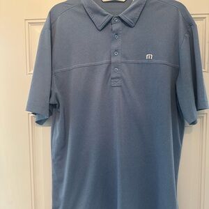 Travis Mathew Sky Blue Polo Shirt